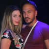 Nadège Lacroix et son compagnon Nicolas - Pour fêter leurs retrouvailles Les Anges 8 se retrouvent pour passer une soirée ensemble au Loft - Metropolis le 17 juin 2016 à Rungis © Marc Ausset Lacroix / Bestimage
