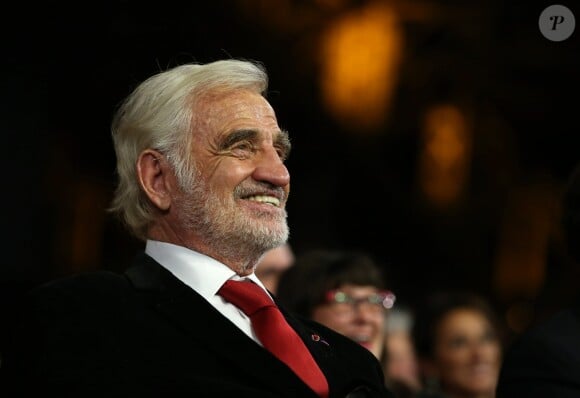 Jean-Paul Belmondo - Soirée d'ouverture de la 7éme édition du Festival Lumière 2015 à la Halle Tony-Garnier à Lyon le 12 octobre 2015.