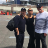 Mariah Carey arrive à l'héliport. Les internautes l'accusent d'avoir abusé de Photoshop pour se mincier. Photo publiée sur Instagram, le 12 juillet 2016