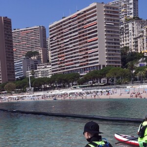 Exclusif - La princesse Charlene de Monaco a participé le 25 juin 2016 à la 2e édition de la Riviera Sup Race, une course de paddle de 14 kilomètres (Monaco, Italie, Menton, Roquebrune-Cap-Martin) organisée par l'association Hoé Hoé, en compagnie de son frère Gareth Wittstock. Son mari le prince Albert II de Monaco en a donné le départ sur la plage du Larvotto et était présent à Roquebrune-Cap-Martin pour l'accueillir à son arrivée, après 2h52 d'effort en plein soleil. © Bruno Bebert - Olivier Huitel/Pool Restreint Monaco/Bestimage-Crystal