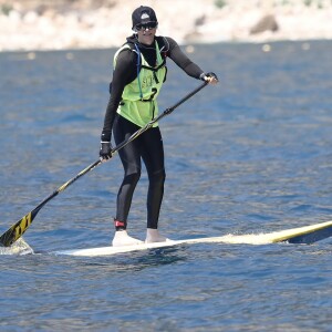 Exclusif - Charlene de Monaco a participé le 25 juin 2016 à la 2e édition de la Riviera Sup Race, une course de paddle de 14 kilomètres (Monaco, Italie, Menton, Roquebrune-Cap-Martin) organisée par l'association Hoé Hoé, en compagnie de son frère Gareth Wittstock. Son époux le prince Albert II de Monaco en a donné le départ sur la plage du Larvotto et était présent à Roquebrune-Cap-Martin pour l'accueillir à son arrivée, après 2h52 d'effort en plein soleil. © Bruno Bebert - Olivier Huitel/Pool Restreint Monaco/Bestimage-Crystal