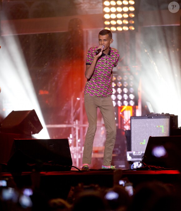 Exclusif - Stromao en concert sur la Grand Place de Bruxelles lors de la fête de la Fédération Wallonie-Bruxelles, le 27 septembre 13.