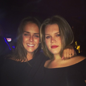 Pauline Ducruet et Camille Gottlieb, photo Instagram, été 2014.