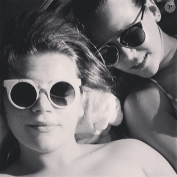 Camille Gottlieb et Pauline Ducruet, photo Instagram publiée en mars 2015 par Pauline.