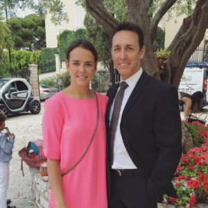 Pauline Ducruet et son père Daniel Ducruet en juin 2016, photo Instagram.