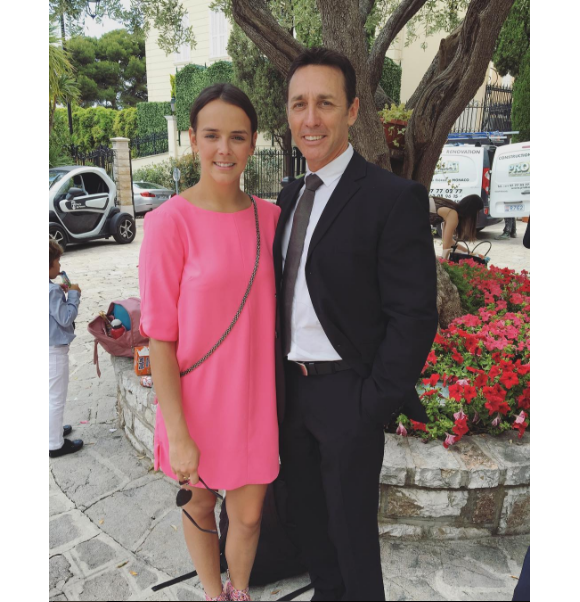 Pauline Ducruet et son père Daniel Ducruet en juin 2016, photo Instagram.
