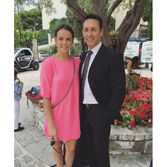 Pauline Ducruet et son père Daniel Ducruet en juin 2016, photo Instagram.