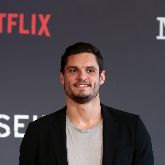 Florent Manaudou à l'Avant premiére mondiale de la série TV Netflix, "Marseille" au Palais du Pharo de Marseille le 4 mai 2016. © Dominique Jacovides/Bestimage.