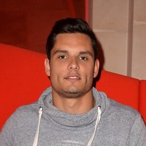 Exclusif - Florent Manaudou à la Soirée de lancement du jeu vidéo " FIFA 2015 " à l'Opéra Garnier Restaurant à Paris le 22 septembre 2014.