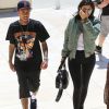 Tyga et Kylie Jenner arrive aux Milk Studios à Los Angeles, le 19 juillet 2016.