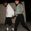 Tyga et Kylie Jenner quittent les studios Milk à Los Angeles. Le 19 juillet 2016.