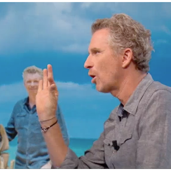 Denis Brogniart fait d'importantes révélations sur la prochaine édition de "Koh-Lanta" sur TF1. Emission "Le Tube" sur Canal+. Le 25 juin 2016.
