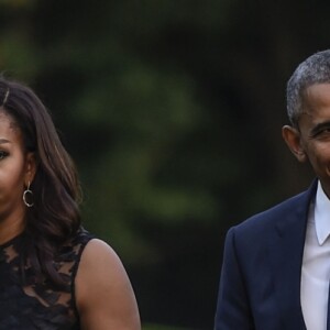 Michelle et Barack Obama à Washington, le 12 juillet 2016.