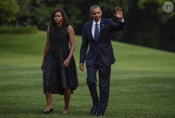 Michelle et Barack Obama à Washington, le 12 juillet 2016.