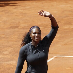 Serena Williams au 3ème tour du tournoi de tennis "Masters 1000" à Rome. Le 12 mai 2016