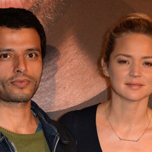 Virginie Efira et Mabrouk El Mechri - Avant-première du film "Situation amoureuse : C'est compliqué " de Manu Payet et de Rodolphe Lauga au UGC Normandie à Paris, le 17 mars 2014.