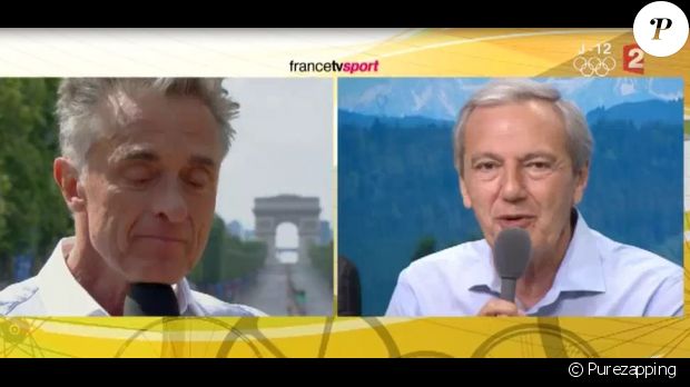 Gérard Holtz en larmes lors de ses adieux à France Télévisions, dimanche 24 juillet 2016