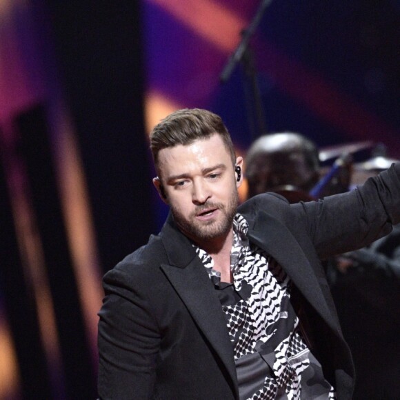 Justin Timberlake, invité spécial de la finale de l'Eurovision - Finale du concours de l'eurovision 2016 à Stockholm le 14 mai 2016.