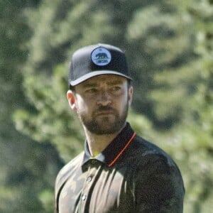 Justin Timberlake et Alfonso Riberio lors du tournoi de Golf spécial célébrités à South Lake Tahoe. Le 22 juillet 2016