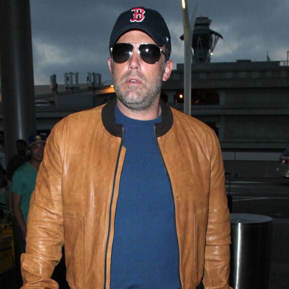 Ben Affleck arrive à l'aéroport de LAX à Los Angeles, le 16 juillet 2016.