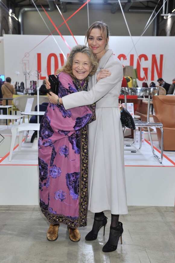 Marta Marzotto et Beatrice Borromeo - Inauguration de l'exposition "Love Design" à Milan le 10 décembre 2015.