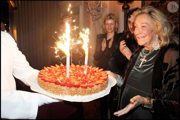 EXCLUSIF - MARTA MARZOTTO lors de la soirée de ses 80 ans à Venise en mars 2011