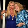 Lady Monika Bacardi et Marta Marzotto - Soirée d'anniversaire "Love" pour les 63 ans de Fawaz Gruosi à l'hôtel Cala di Volpe à Porto Cervo, le 9 août 2015.