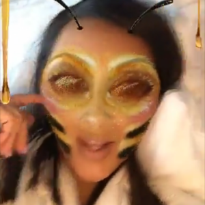 Kim Kardashian sur Snapchat le 31 juillet 2016