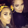 Kim et Khloé Kardashian sur Snapchat le 31 juillet 2016