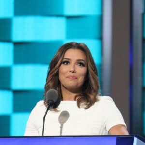 Eva Longoria - Convention du Parti Démocrate au "Wells Fargo Arena" à Philadelphie, Pennsylvanie, Etats-Unis, le 25 juillet 2016. © Globe Photos/ZUMA Wire/Bestimage