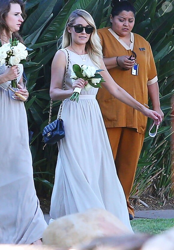 Lauren Conrad au mariage de Maura McManus et David Oehm au Ojai Valley Inn and Spa à Ojai, le 16 août 2014.