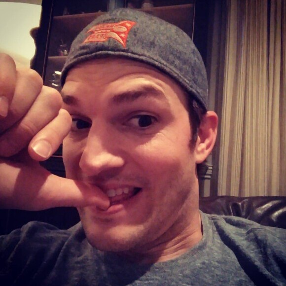 Ashton Kutcher sur une photo publiée sur Instagram le 2 août 2016