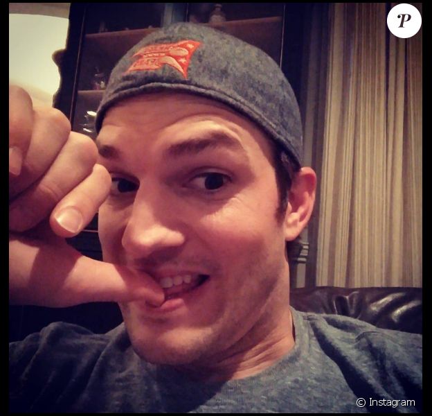 Ashton Kutcher sur une photo publiée sur Instagram le 2 août 2016