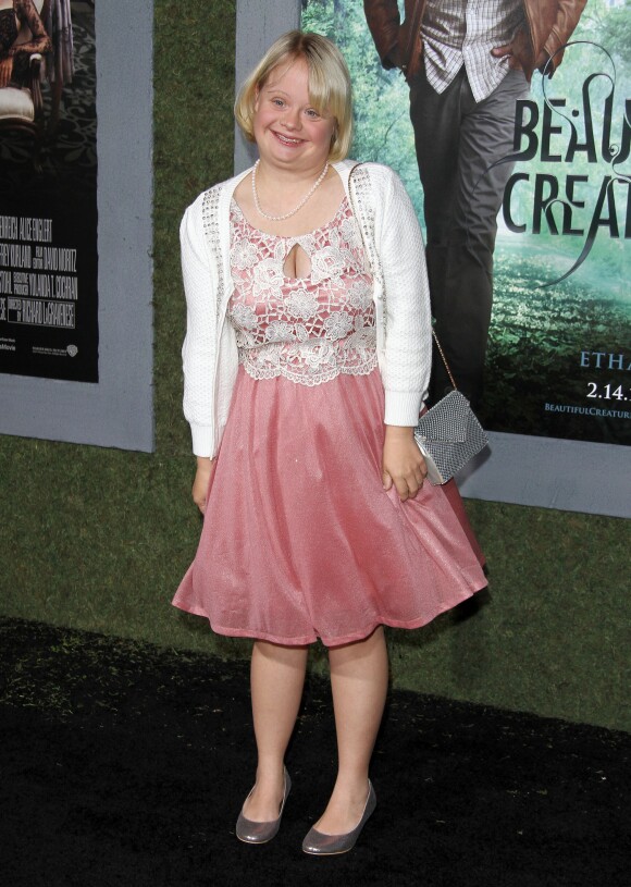 Lauren Potter - Premiere du film "Beautiful Creatures" a Hollywood, le 6 février 2013.