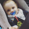 Sandrien Corman, fier de son petit Harold (9 mois), le 3 août 2016.