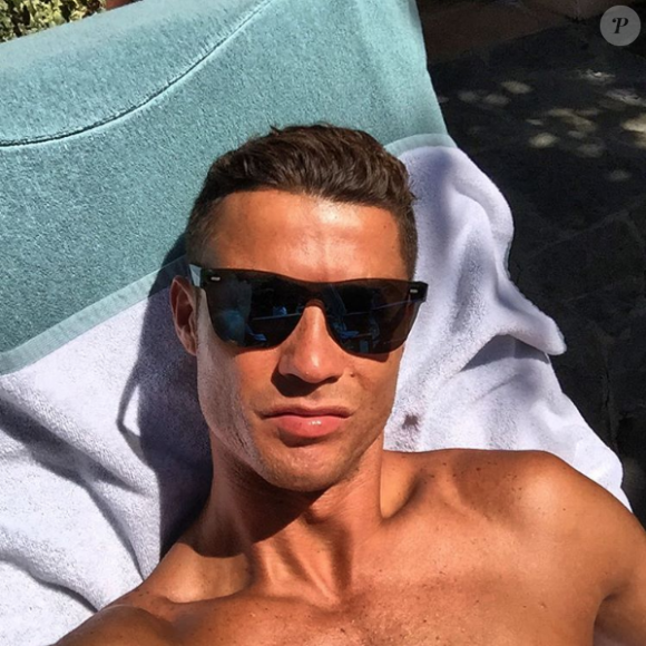 Cristiano Ronaldo en vacances à Ibiza en juillet 2016. Photo Instagram.