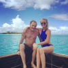 Johnny Hallyday et Laeticia en vacances à Bora Bora en avril 2016