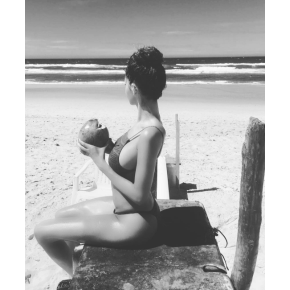 Nabilla au Brésil fin juillet-début août 2016, photo Instagram