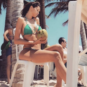 Nabilla au Brésil fin juillet-début août 2016, photo Instagram