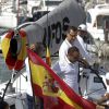 Le roi Felipe VI d'Espagne a eu l'occasion de barrer le voilier Aifos au dernier jour de la Copa del Rey à Palma de Majorque le 6 août 2016