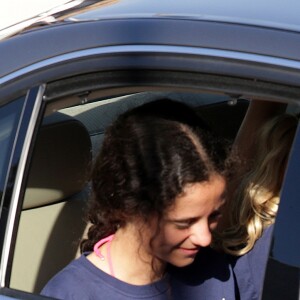 La reine Sofia, l'infante Elena d'Espagne et sa fille Victoria - Les enfants de la famille royale d'Espagne lors de leur dernier jour de cours de voile à Majorque. Le 5 août 2016