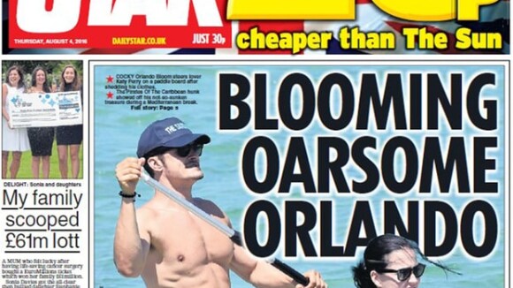 Orlando Bloom : Coquin avec Katy Perry, il se remet nu et défie la loi...