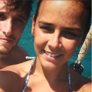 Pauline Ducruet en vacances dans les Cyclades en août 2016, selfie à Delos, photo Instagram.