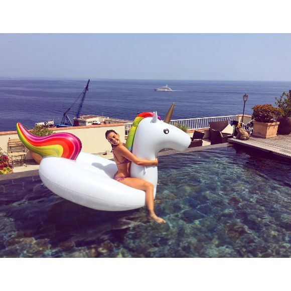 Pauline Ducruet à Monte-Carlo en juillet 2016, photo Instagram.