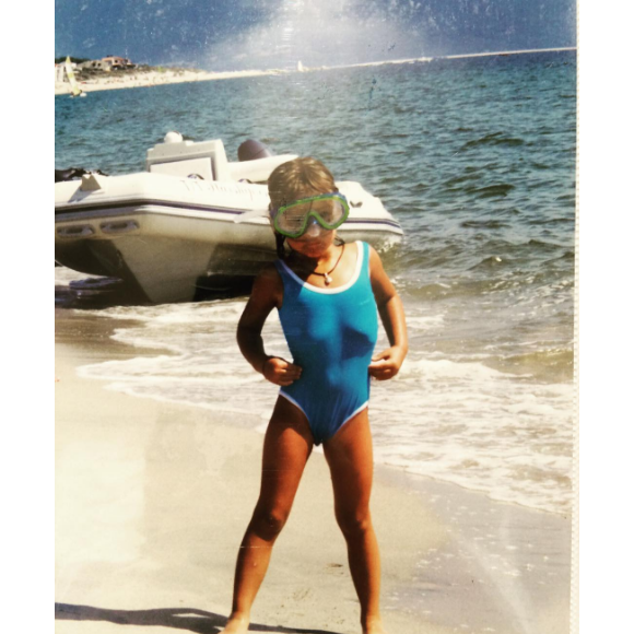 Pauline Ducruet a posté cette photo d'enfance avant son départ pour les Cyclades en août 2016, photo Instagram.