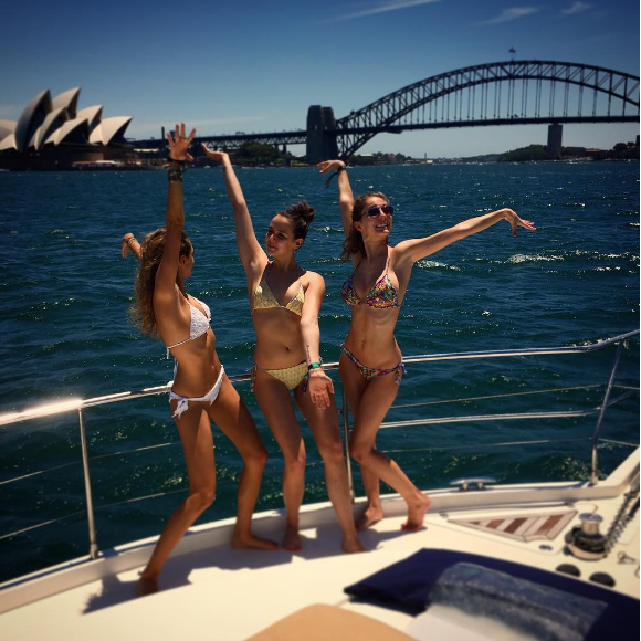 Pauline Ducruet, ses vacances du Nouvel An 2016 à Sydney (avant de mettre le cap sur Bali), photo Instagram