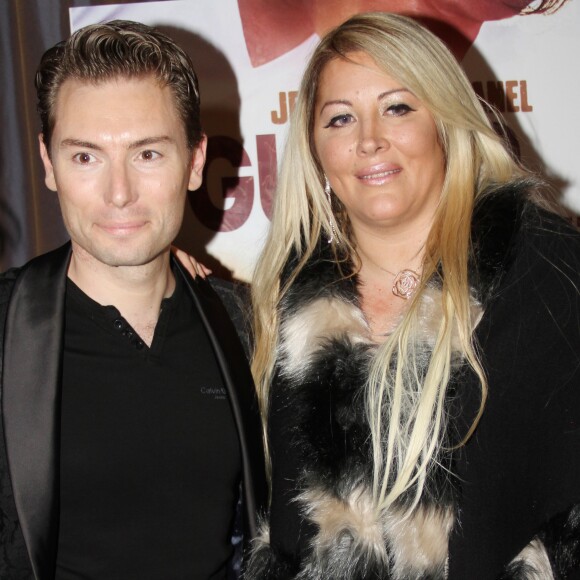 Loana Petrucciani et son ex-compagnon Frédéric Cauvin - Jean-Pierre Danel reçoit son disque d'or du DVD pour "Guitar Tribute" lors d'une soirée à l'hôtel Burgundy à Paris, le 7 avril 2016. © Baldini/Bestimage