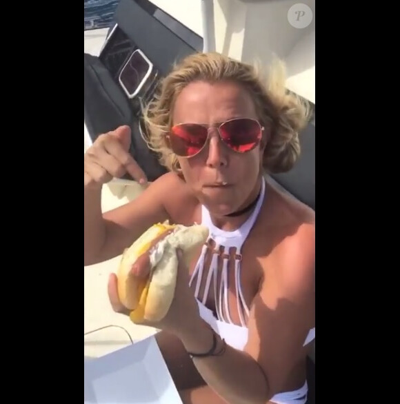 Britney Spears en vacances à Hawaï, août 2016.