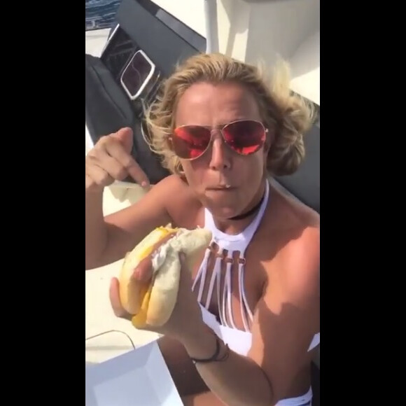 Britney Spears en vacances à Hawaï, août 2016.