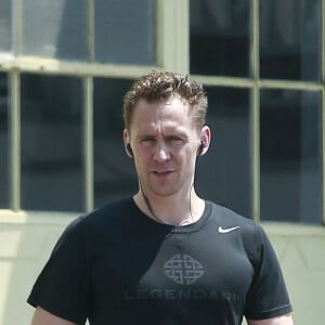 Exclusif - Tom Hiddleston quitte la salle de gym à West Hollywood le 31 juillet 2016.